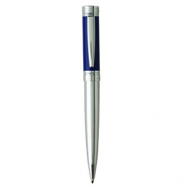 Logotrade promotional product picture of: Ballpoint pen Zoom Azur, blue