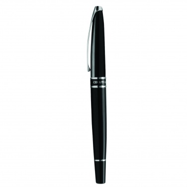 Logotrade corporate gift picture of: Rollerball pen Silver Clip, black