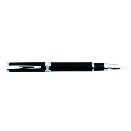 Logo trade promotional giveaways image of: Fountain pen Focus, black