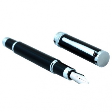 Logo trade promotional items picture of: Fountain pen Focus, black