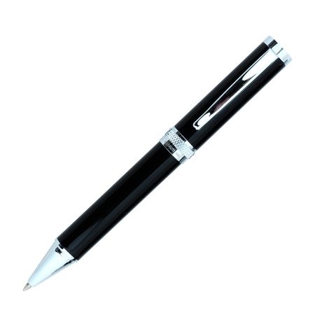 Logo trade promotional giveaway photo of: Ballpoint pen Focus, black