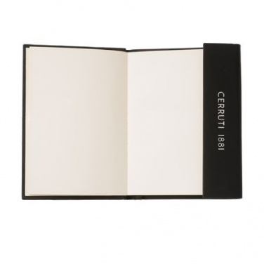 Logo trade promotional gifts picture of: Note pad A5 Drawer, black