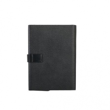 Logo trade promotional giveaways picture of: Note pad A6 Dock business, black