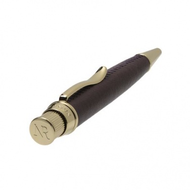 Logotrade promotional giveaways photo of: Ballpoint pen Evidence Leather Burgundy