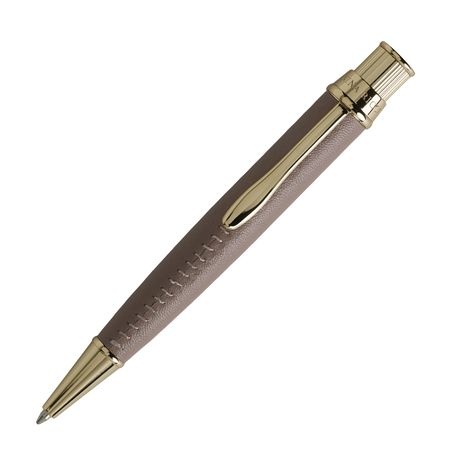 Logo trade promotional products picture of: Ballpoint pen Evidence Leather Sandy Pink