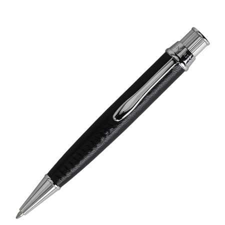 Logotrade business gift image of: Ballpoint pen Evidence Leather Black