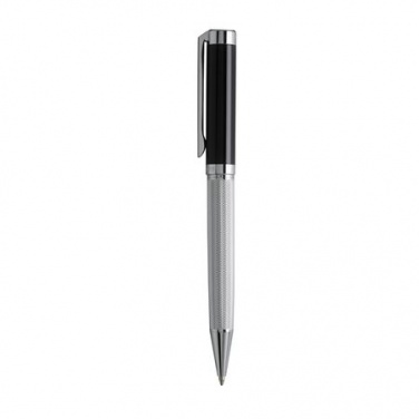 Logotrade promotional product picture of: Ballpoint pen Ciselé Chrome, grey