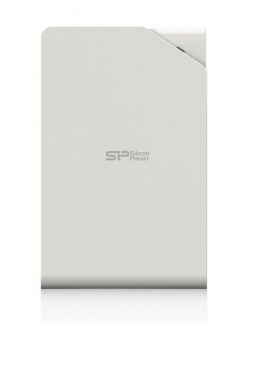 Logotrade promotional merchandise picture of: Hard Disc Silicon Power Stream S03 1 TB, white