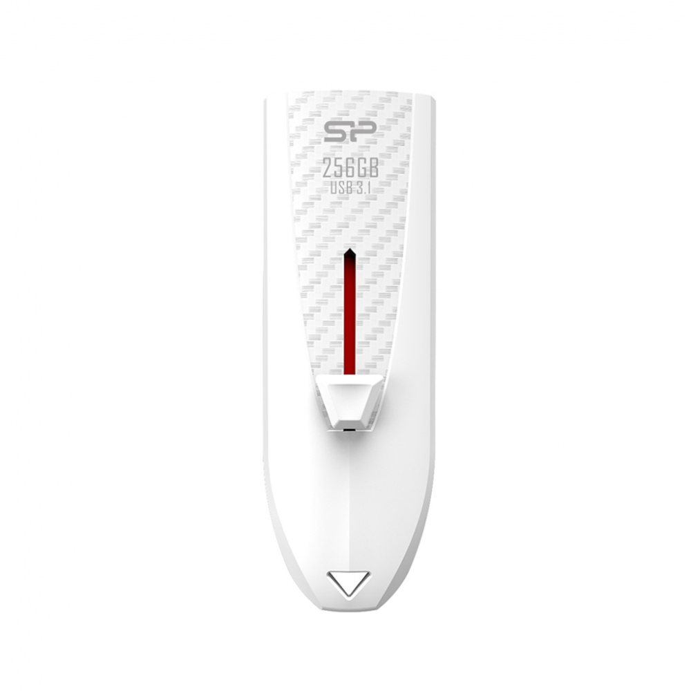 Logo trade promotional giveaways image of: Pendrive Silicon Power Blaze B25 white