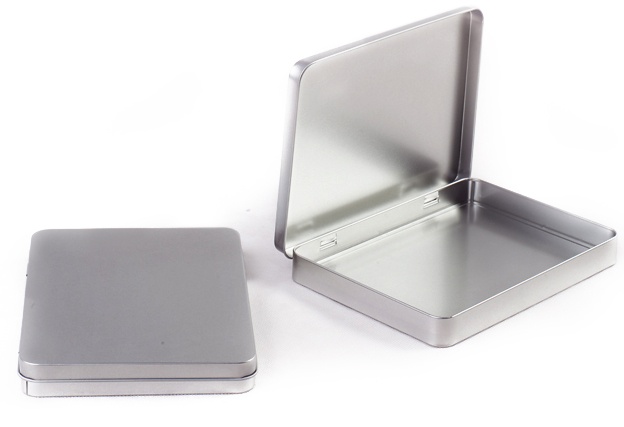 Logo trade promotional gifts image of: Metal box EGOP34, silver