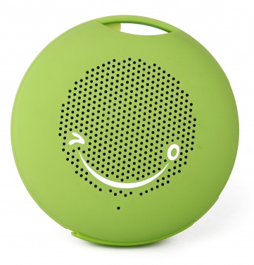 Logotrade promotional giveaway image of: Silicone mini speaker Bluetooth, green