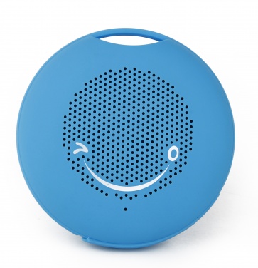 Logotrade promotional product image of: Silicone mini speaker Bluetooth, blue