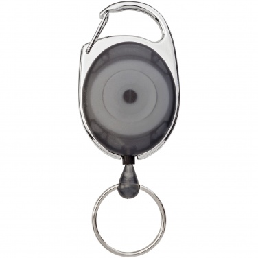 Logo trade advertising products picture of: Gerlos roller clip key chain, black