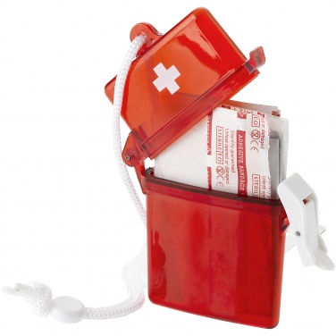 Logotrade advertising product image of: Haste 10-piece first aid kit, red