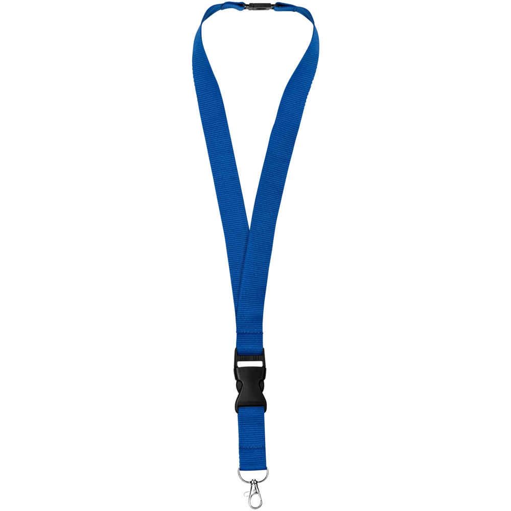 Logo trade advertising products picture of: Yogi lanyard, blue