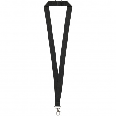 Logo trade promotional gifts picture of: Lago lanyard, black