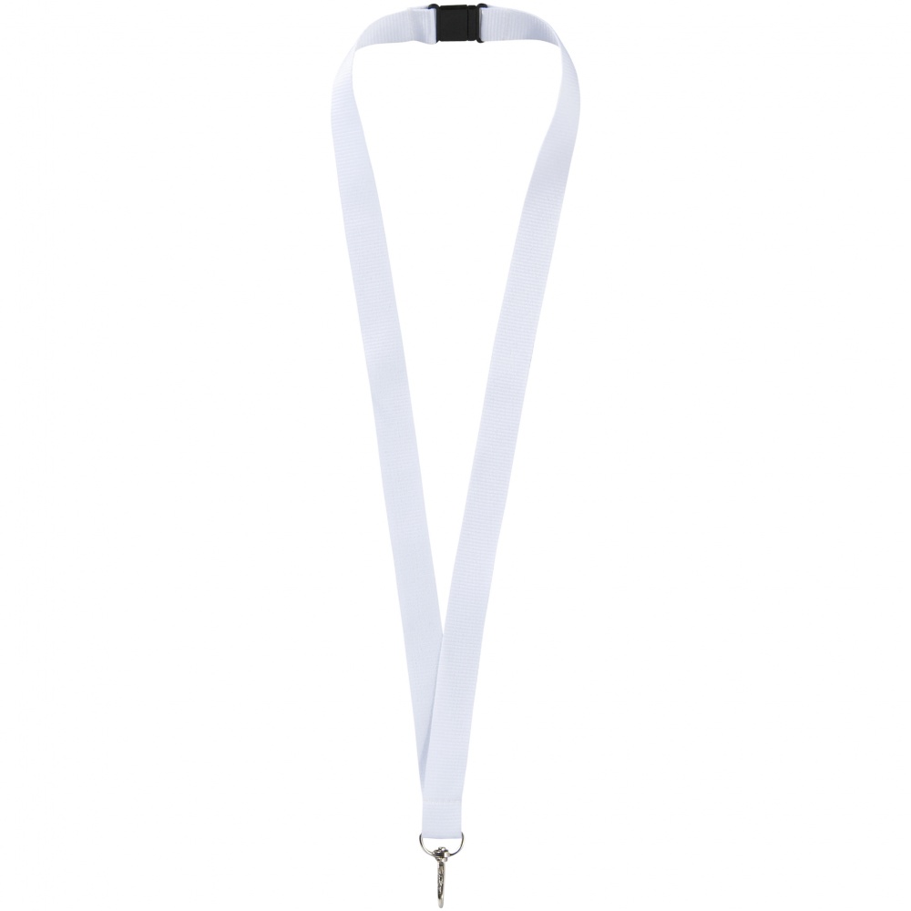 Logotrade promotional merchandise image of: Lago lanyard, white