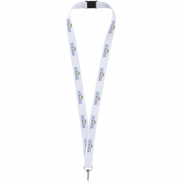 Logo trade advertising products picture of: Lago lanyard, white