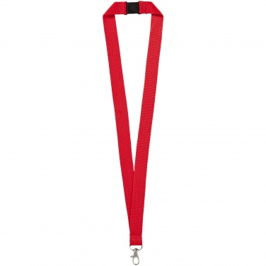 Logo trade advertising product photo of: Lago lanyard, red