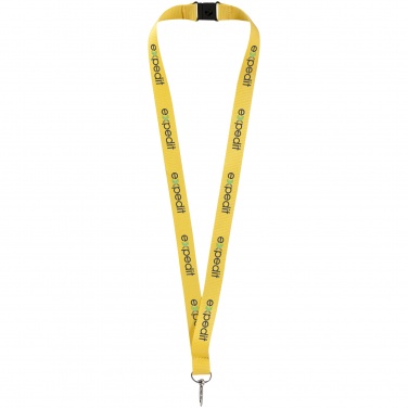 Logo trade advertising products image of: Lago lanyard, yellow