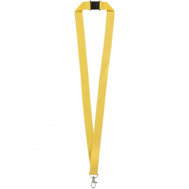 Logo trade corporate gifts image of: Lago lanyard, yellow