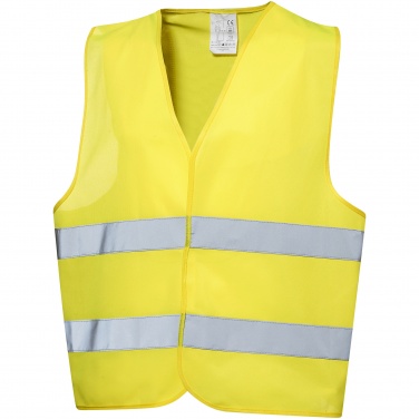 Logo trade promotional products image of: Professional safety vest in pouch, yellow