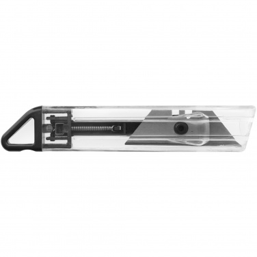 Logo trade promotional merchandise picture of: Hoost cutter knife, black