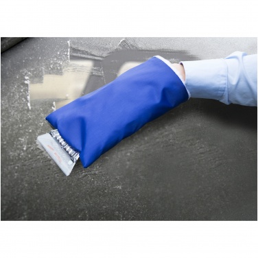 Logo trade promotional gifts image of: Colt Ice Scraper with Glove, blue