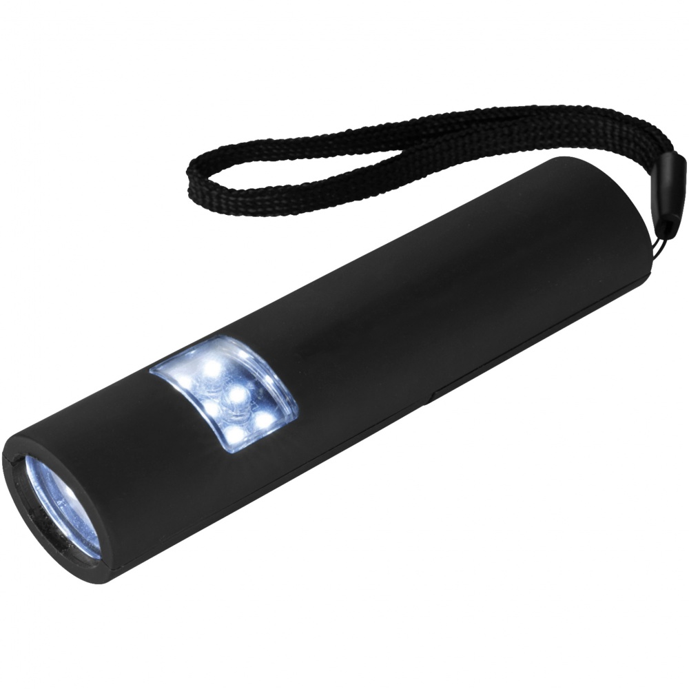 Logo trade promotional item photo of: Magnetic LED flashlight, black