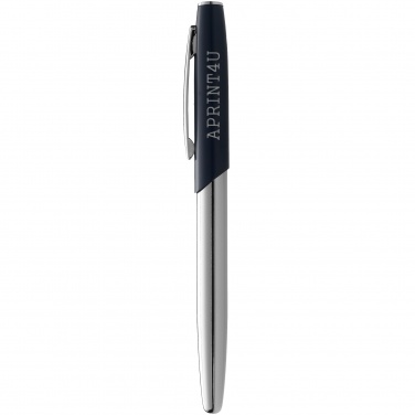 Logotrade corporate gift image of: Geneva rollerball pen, dark blue