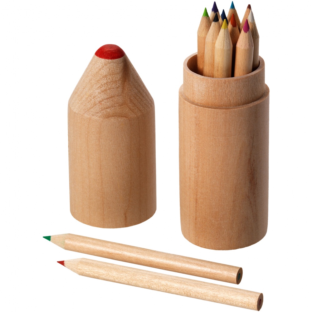 Logo trade corporate gifts image of: 12-piece pencil set