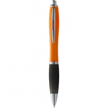 Logo trade promotional products image of: Nash ballpoint pen, orange