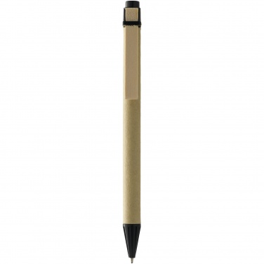 Logo trade advertising product photo of: Ballpoint pen Salvador, black