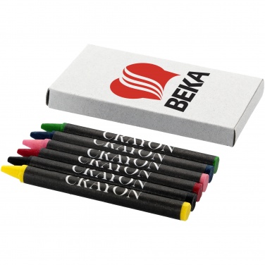 Logotrade promotional gift picture of: 6-piece crayon set