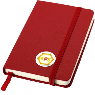 Logo trade promotional merchandise image of: Classic pocket notebook, red