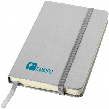 Logo trade promotional giveaways image of: Classic pocket notebook, gray