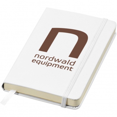 Logo trade corporate gift photo of: Classic pocket notebook, white