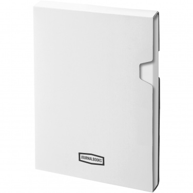 Logo trade promotional giveaways picture of: Classic pocket notebook, white