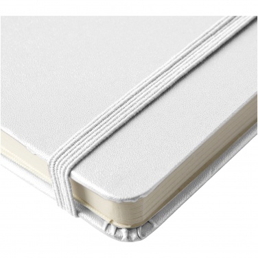 Logo trade advertising products picture of: Classic pocket notebook, white