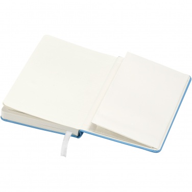 Logo trade promotional items image of: Classic pocket notebook, light blue