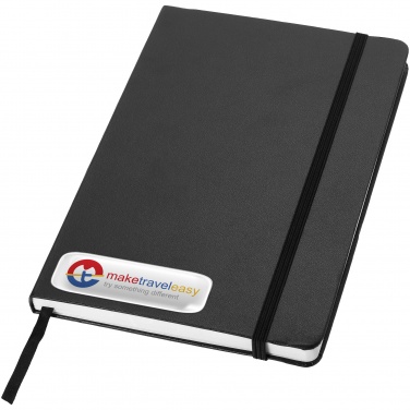 Logo trade advertising products image of: Classic office notebook, black