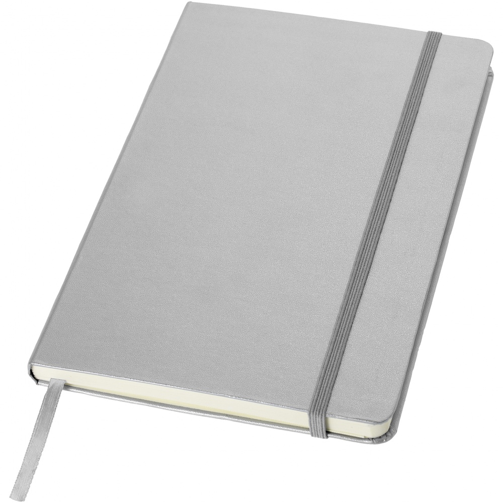 Logo trade promotional merchandise photo of: Classic office notebook, gray