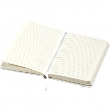 Logo trade corporate gifts image of: Classic office notebook, white