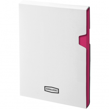 Logo trade advertising products image of: Classic office notebook, pink