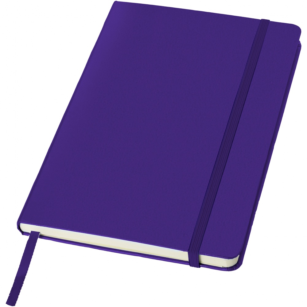 Logo trade promotional merchandise photo of: Classic office notebook, purple