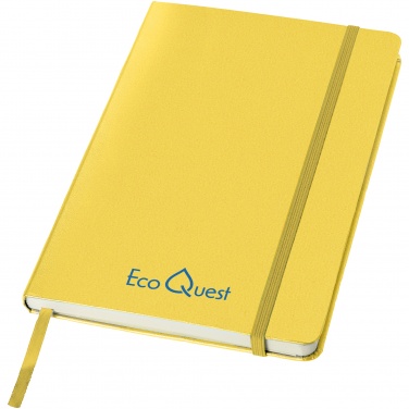 Logo trade promotional merchandise image of: Classic office notebook, yellow