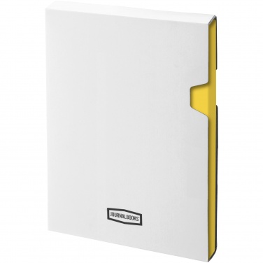 Logo trade promotional gifts image of: Classic office notebook, yellow