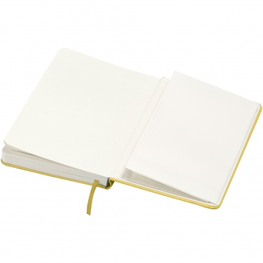 Logo trade promotional giveaway photo of: Classic office notebook, yellow