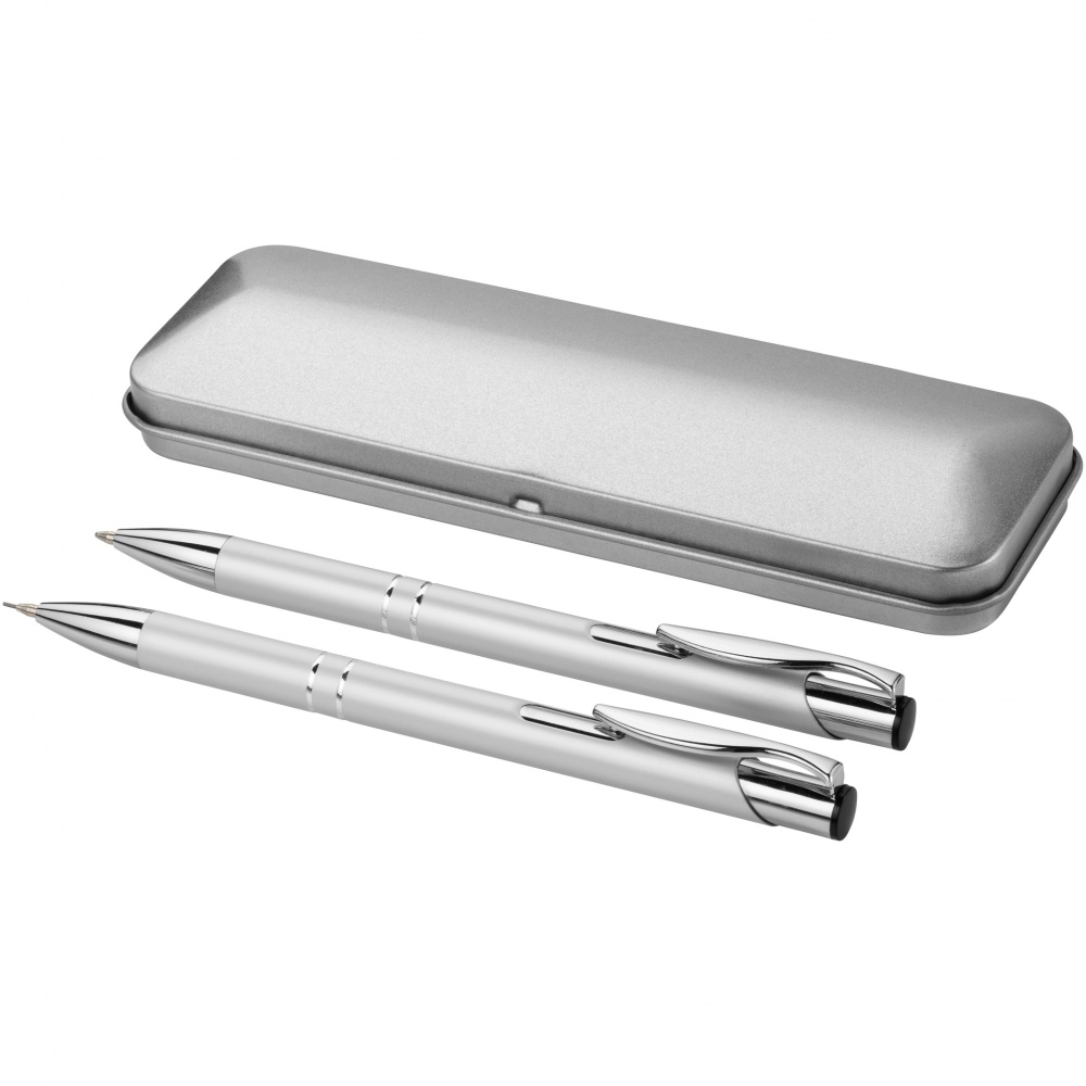 Logotrade promotional merchandise image of: Dublin pen set, gray