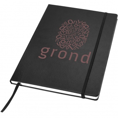 Logotrade corporate gift picture of: Executive A4 hard cover notebook, black